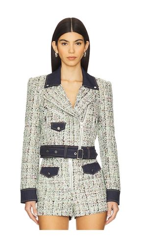 Anya Boucle Zoe Jacket in Sage. - size L (also in S, XS) - Cinq a Sept - Modalova