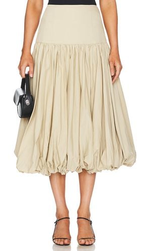 Ellah Midi Skirt in Taupe. - size 2 (also in 4) - Cinq a Sept - Modalova