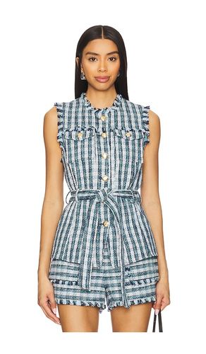 Matilda Tweed Reenee Vest in Navy. - size L (also in S, XS) - Cinq a Sept - Modalova