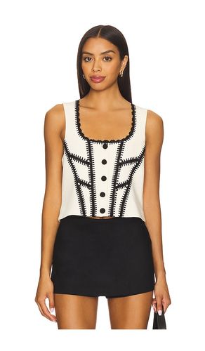 Crochet Sinclaire Top in Neutral. - size L (also in M, S) - Cinq a Sept - Modalova