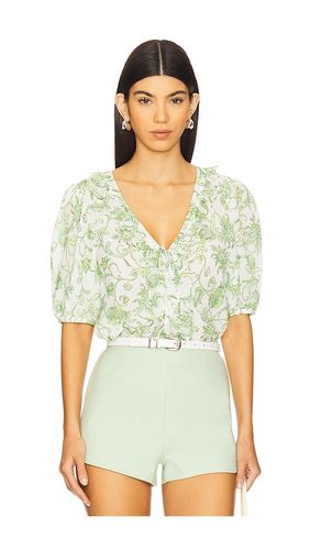 Ivy Paisley Seraphina Top in Mint. - size M (also in S) - Cinq a Sept - Modalova
