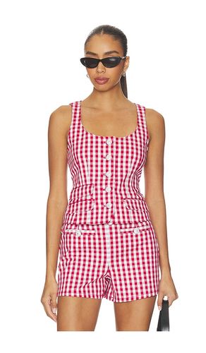 Mini Gingham Denim Lovina Top in . Size M. Also in S, XXS - Cinq a Sept - Modalova