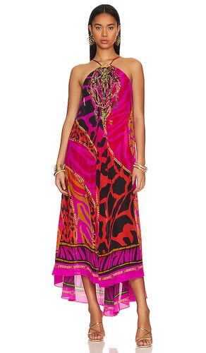 Maxivestido gather neck halter en color fucsia talla S en - Fuchsia. Talla S (también en XS) - Camilla - Modalova