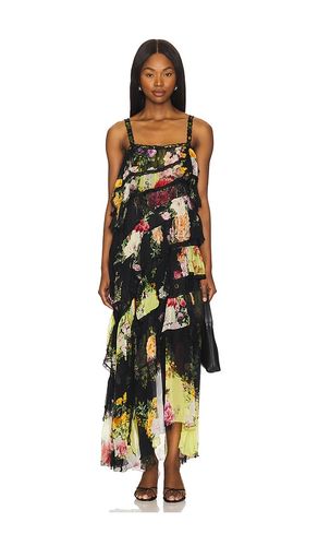 Asymmetric Spliced Lace Dress in Black. - size M (also in XS) - Camilla - Modalova