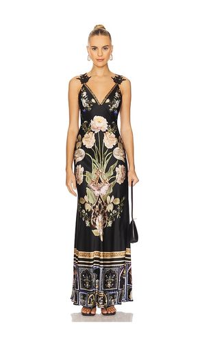 V Neck Full Length Bias Slip Dress in Black. - size S (also in XS) - Camilla - Modalova