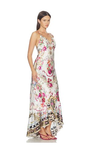 TRÄGERKLEID V NECK SLIP DRESS WITH FLOUNCE HEM in . Größe M. Also in S - Camilla - Modalova