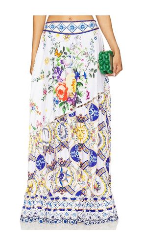 Skirt With Shaped Seam in White. - size L (also in M, S) - Camilla - Modalova