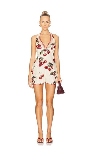 Button Front Halter Playsuit in Neutral. - size L (also in M, S, XL, XS) - Camilla - Modalova