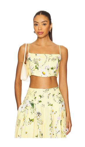 Corset Crop Top in Yellow. - size XL (also in XS) - Camilla - Modalova