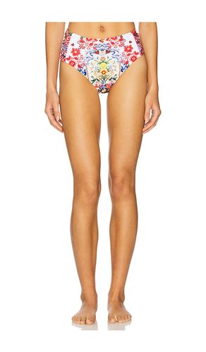 Ruched Bikini Bottom in Red. - size L (also in M, S, XL, XS) - Camilla - Modalova