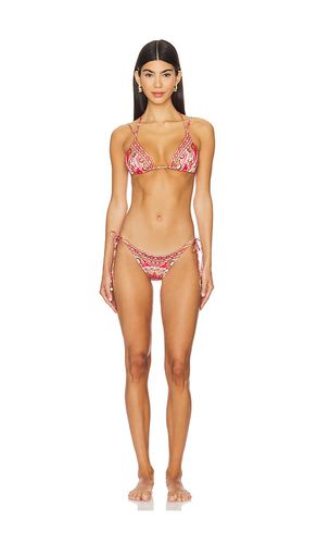 Multi Strap Tri Ring Bikini in Coral. - size M (also in S) - Camilla - Modalova