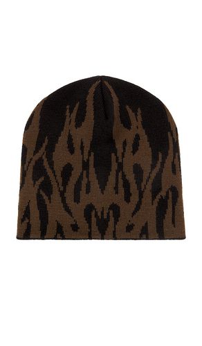 Intarsia Beanie in Black - Coney Island Picnic - Modalova