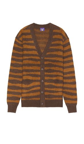 Yarn Dyed Button Up Cardigan in Brown. - size L (also in M, XL/1X) - Coney Island Picnic - Modalova