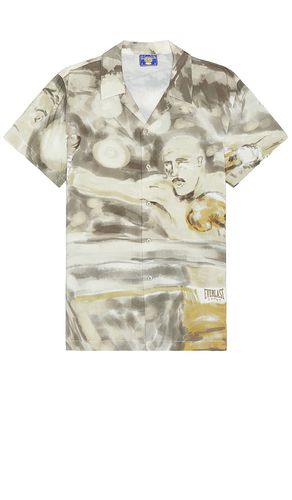 X Everlast Watercolor Rayon Camp Shirt in Olive,Beige. - size M (also in S, XL) - Coney Island Picnic - Modalova