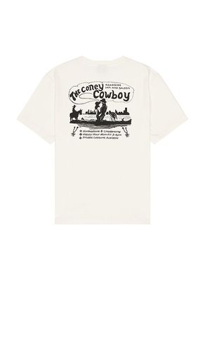 Coney Cowboy Tee in White. - size L (also in M, S) - Coney Island Picnic - Modalova