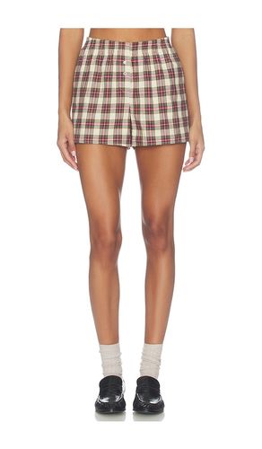The Boxer Mini Skirt in . Size L. Also in M, S, XS - Cissa - Modalova