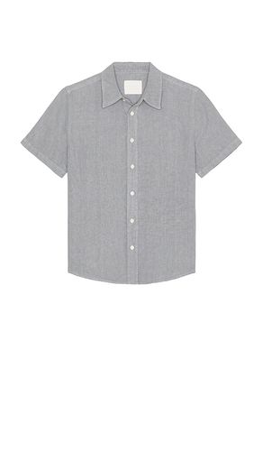 Cairo Short Sleeve Linen Shirt in Grey. - size L (also in M, S) - Citizens of Humanity - Modalova