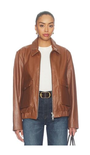 Zip Front Bomber Jacket in Brown. - size L (also in M, S, XS) - Citizens of Humanity - Modalova