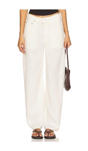 Brynn Drawstring Trouser in Cream. - size 24 (also in 25, 26, 27, 28, 29, 31, 33) - Citizens of Humanity - Modalova