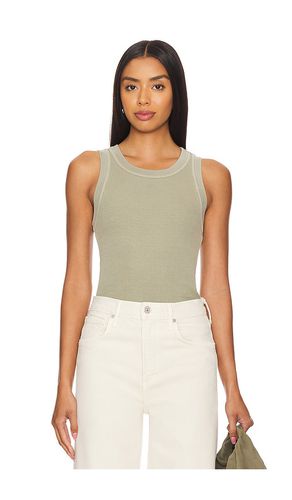 Isabel Rib Tank in Olive. - size XL (also in XS) - Citizens of Humanity - Modalova