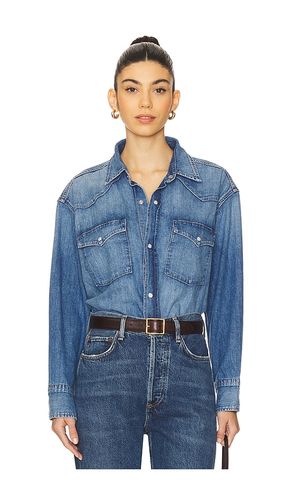 Kayla Western Shirt in Blue. - size L (also in M, S, XL) - Citizens of Humanity - Modalova