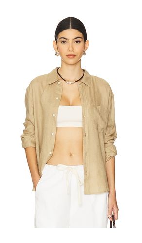 Kayla Shrunken Shirt in Tan. - size L (also in M, S, XL, XS) - Citizens of Humanity - Modalova