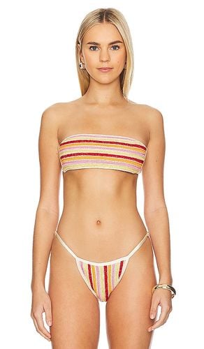 Leah Crochet Bikini Top in Red. - size M (also in L, XL) - Capittana - Modalova