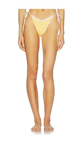 Trinidad Flower Bottom in Lemon. - size S (also in XS, M, L, XL) - Capittana - Modalova