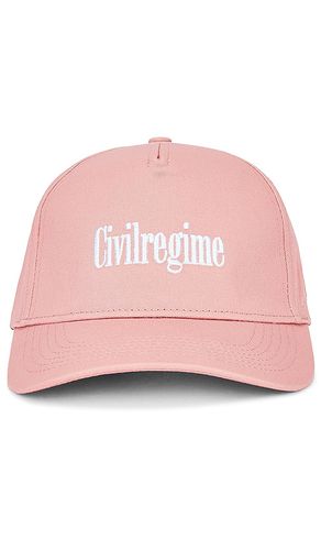 Rose Strapback Hat in Pink - Civil Regime - Modalova