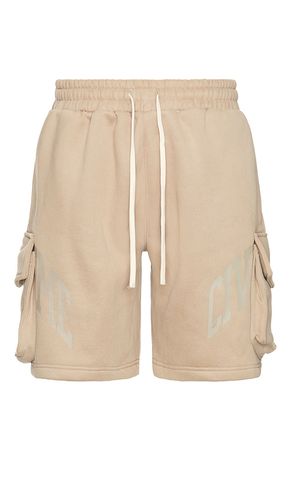 Dominique Cargo Short in Brown. - size L (also in M, S) - Civil Regime - Modalova