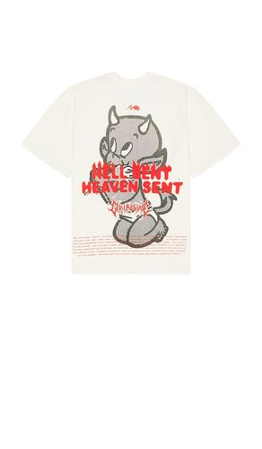 Hell Bent Heaven Sent Oversized Tee in Cream. - size L (also in M, S) - Civil Regime - Modalova