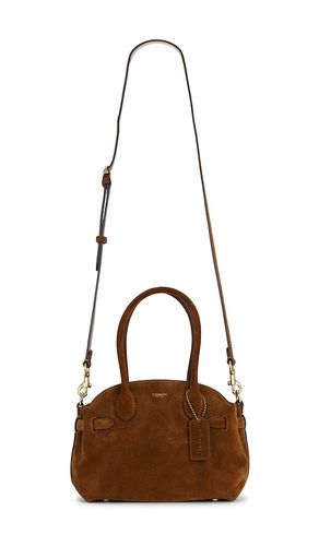 Soft Suede Empire Carryall 21 in Brown - Coach - Modalova