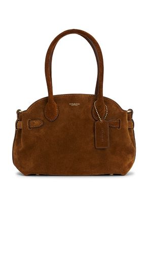 Soft Suede Empire Carryall 21 in Brown - Coach - Modalova