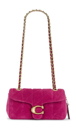 Quilted Suede Tabby Shoulder Bag 20 in Fuchsia - Coach - Modalova