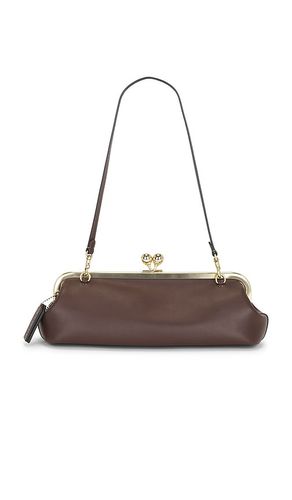 Glovetanned Leather Kisslock Frame Bag 30 in Brown - Coach - Modalova