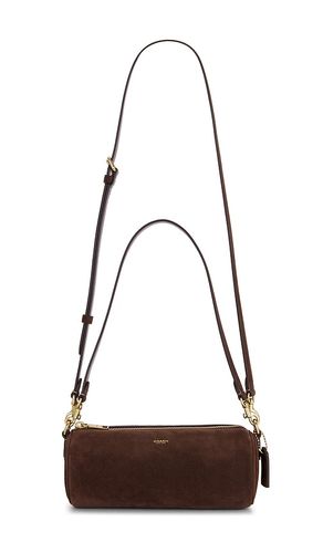 Suede Barrel Bag in Chocolate - Coach - Modalova