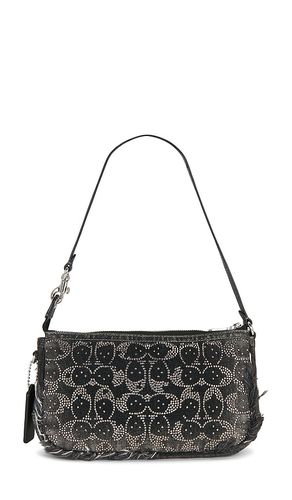 Distressed Denim Crystal Signature Plaza Bag in - Coach - Modalova