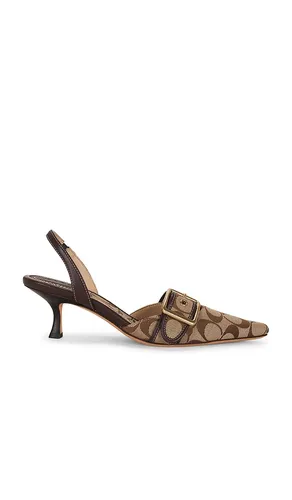 Margot Slingback Pump in Brown. - size 5.5 (also in 6, 6.5, 7, 7.5, 8, 8.5, 9, 9.5, 10) - Coach - Modalova