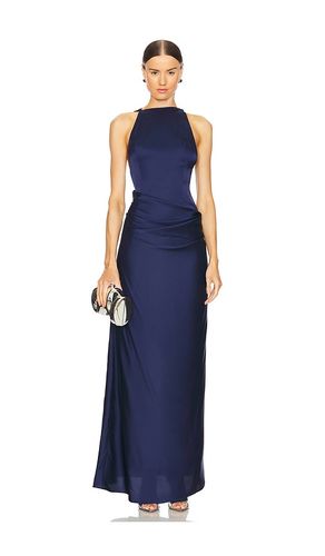 Satin Dress in Navy. - size S (also in XS) - Ceren Ocak - Modalova