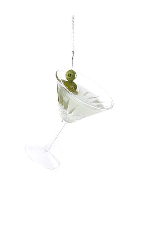 Ornamento classic martini ornament en color verde talla all - Cody Foster & Co - Modalova