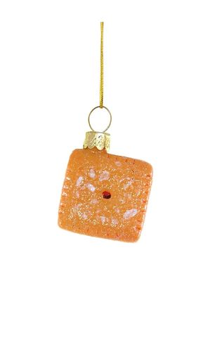 Ornamento cheese it cracker ornament en color naranja talla all - Cody Foster & Co - Modalova