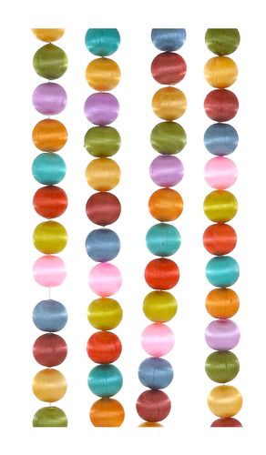 Satin Bauble Garland in Pink - Cody Foster & Co - Modalova