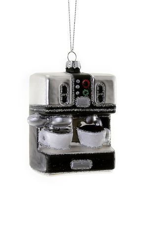 Espresso Machine Ornament in Grey - Cody Foster & Co - Modalova