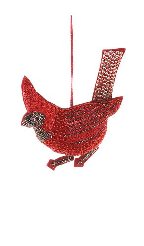 Sequined Cardinal Ornament in Red - Cody Foster & Co - Modalova