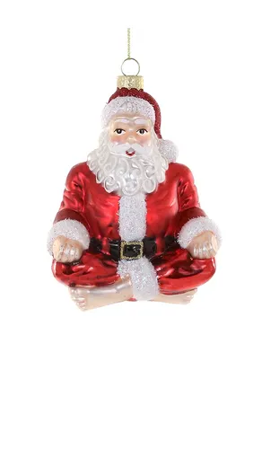 Yoga Santa Ornament in - Cody Foster & Co - Modalova