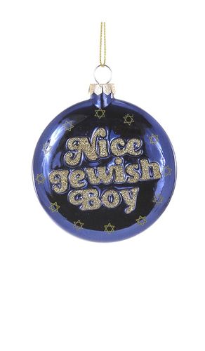 Nice Jewish Boy Ornament in Blue - Cody Foster & Co - Modalova