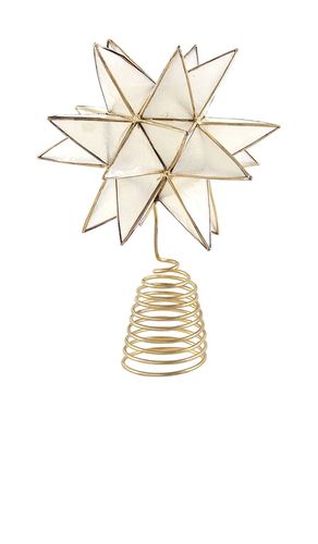 Copa del ã¡rbol tree topper en color oro metálico talla all - Cody Foster & Co - Modalova