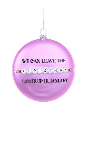 Luces de navidad christmas lights en color morado talla all - Cody Foster & Co - Modalova