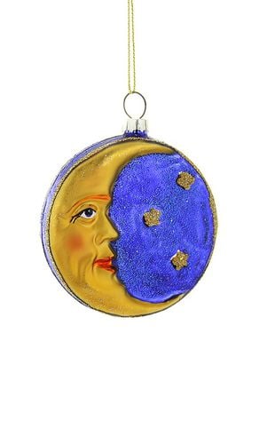 Celestial Moon Ornament in Yellow - Cody Foster & Co - Modalova