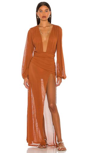 Kimber Maxi Dress in Cognac. - size L (also in M, S, XL, XS) - Camila Coelho - Modalova